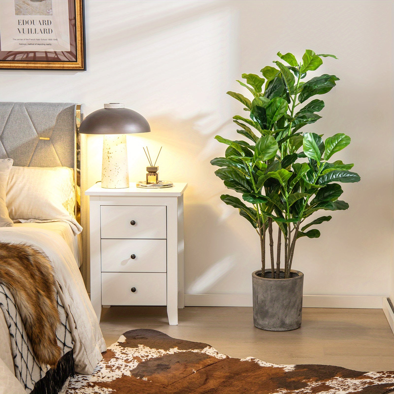 Ensemble de 2 arbres artificiels Lifezeal de 51 pouces pour l'intérieur et l'extérieur